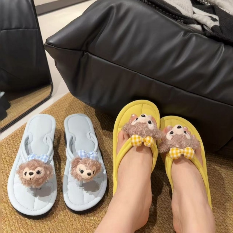 吴林萌主「5cm坡跟」hellokitty女夏外穿拖鞋沙滩海边厚底人字拖,女鞋,人字拖,淘宝优惠券,粉丝福利购,淘宝优惠卷