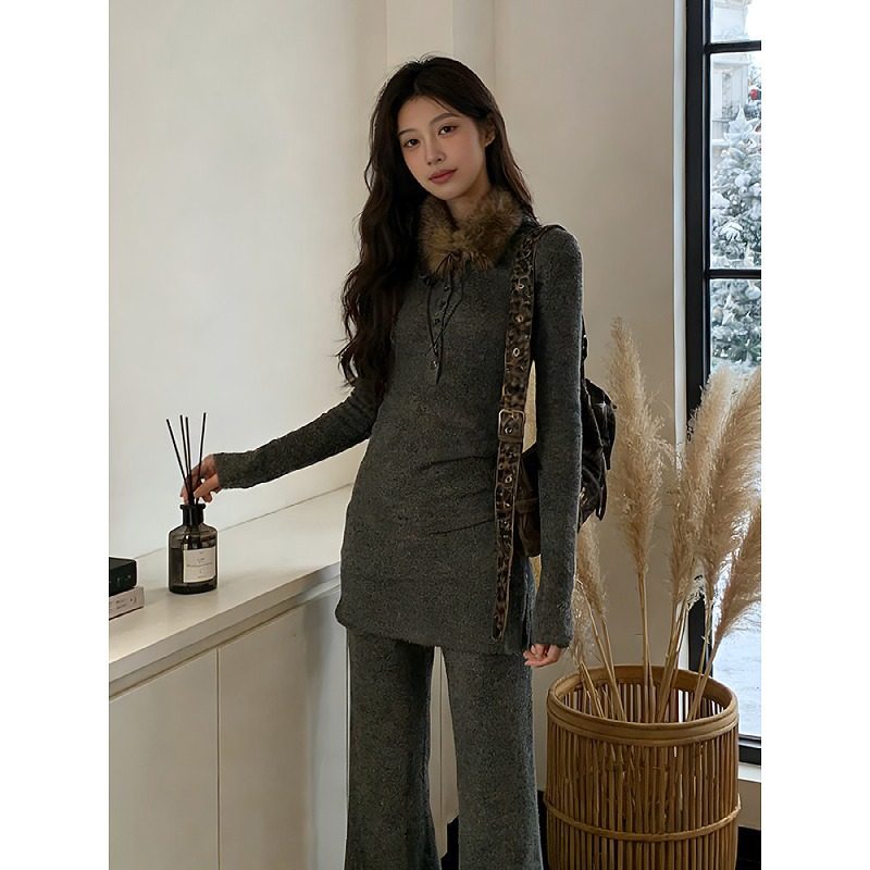 大码韩系温柔风长袖T恤女秋冬小众辣妹显瘦毛毛领打底衫修身上衣,女装/女士精品,大码内搭,淘宝优惠券,粉丝福利购,淘宝优惠卷