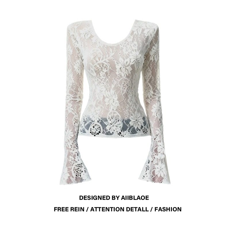 大码纯欲风时尚气质长袖T恤女秋冬胖mm双层浮雕蕾丝显瘦绝美上衣,女装/女士精品,大码内搭,淘宝优惠券,粉丝福利购,淘宝优惠卷