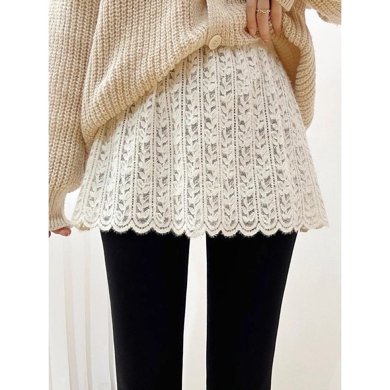 大码胖mm打底神器下摆遮小屁帘打底裤内搭秋冬季蕾丝气质半身裙女,女装/女士精品,大码半身裙,淘宝优惠券,粉丝福利购,淘宝优惠卷