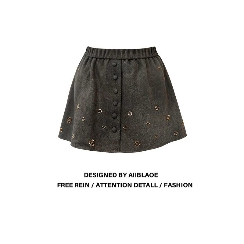 大码胖mm韩系时尚百搭绝美半身裙女秋冬新款显瘦高腰气质A字短裙,女装/女士精品,大码半身裙,淘宝优惠券,粉丝福利购,淘宝优惠卷