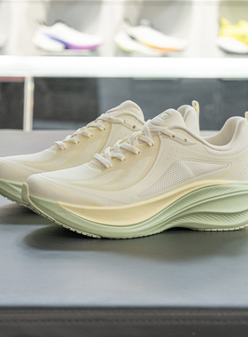 安踏叶子丨厚底减震轻质跑鞋耐磨回弹轻便休闲运动鞋女122545535