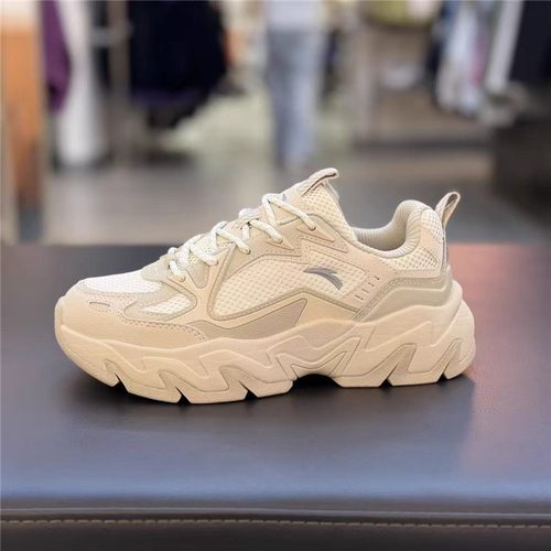 安踏磐石闲鞋女陨石厚底秋季新款休闲增高1运动老爹鞋子122548856