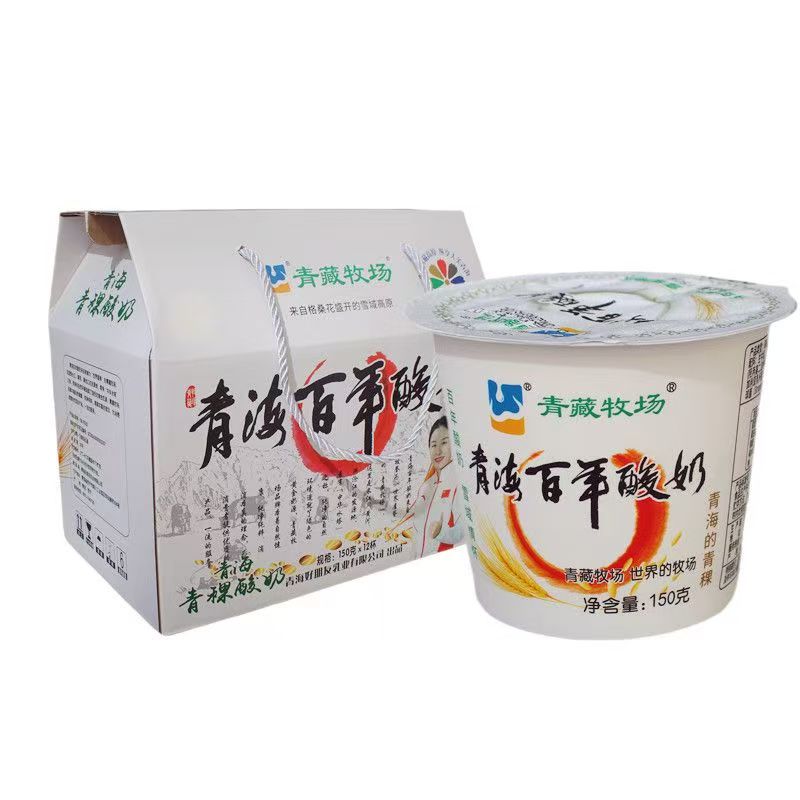 青藏牧场青稞酸奶150g×12