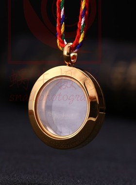 钛钢楞严神咒挂饰舍利子嘎乌盒