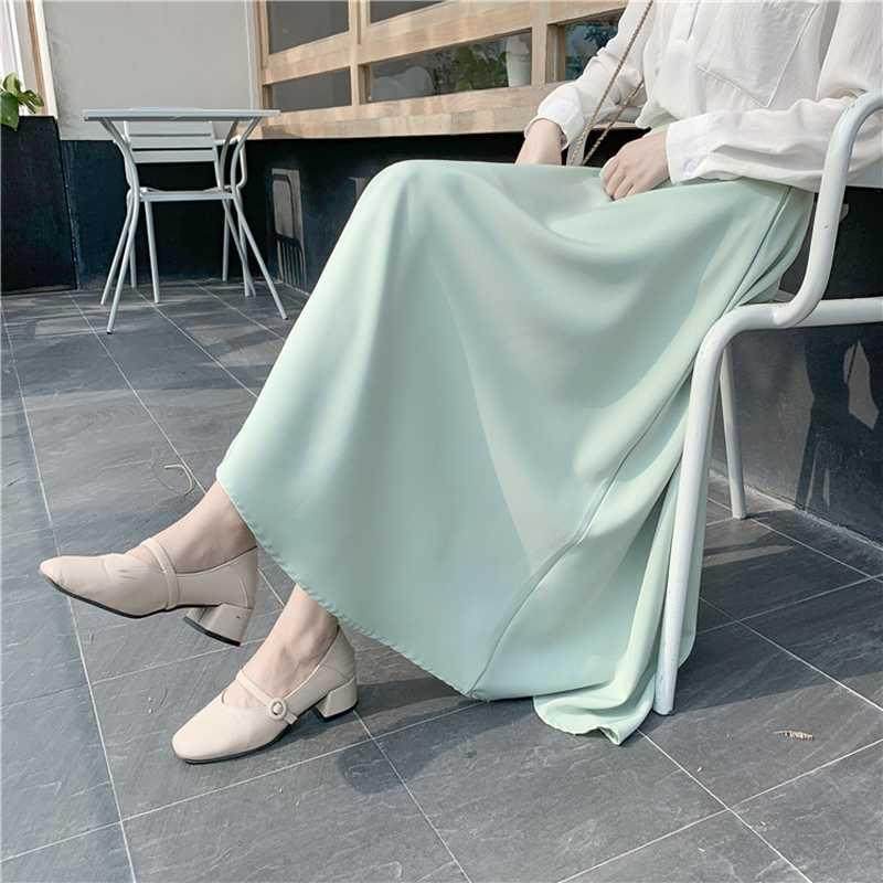 2020 summer new pattern Yafeng Solid Ankle longuette Big swing skirt Paige Show thin fairy skirtin the Women's clothing/Boutique , Skirts  category - from Buy2taobao.com to provide professional Taobao agent buy service