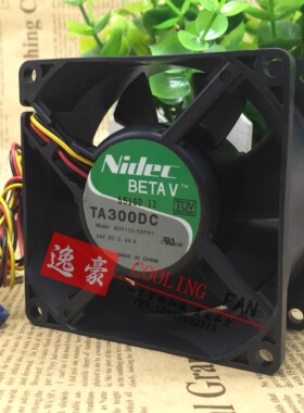 M35133-58PW1 NIDEC TA300DC 8cm电梯变频逆变器散热风扇24v0.44A
