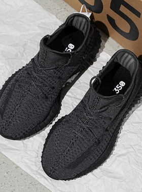 柏宜椰子鞋男女款350透气跑步鞋真爆软底运动鞋莆田潮鞋休闲男鞋
