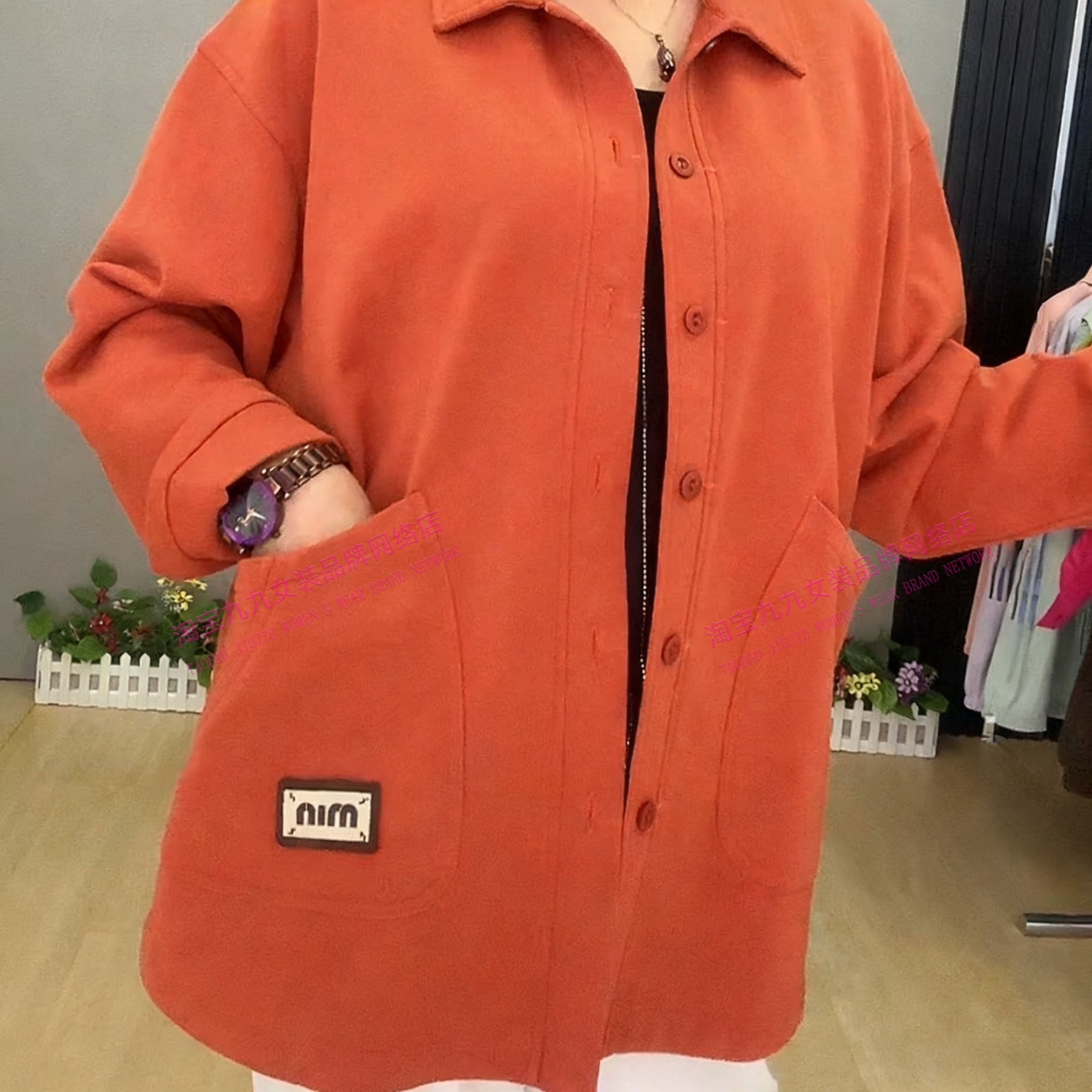 早秋新款精品外套女2025年中年妈妈大码宽松显瘦减龄百搭长袖上衣,女装/女士精品,中老年女装,淘宝优惠券,粉丝福利购,淘宝优惠卷