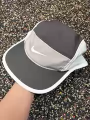 Wenwen Genuine Nike Men's and Women's Thin Quick-Drying Sun Hat Breathable Sports Peaked Hat Fb5624-254
