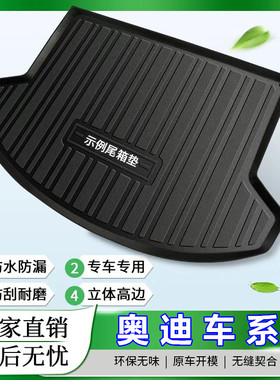 奥迪Q2LQ3Q5Q7A3A4LA5A6LA7ALQ4RS专用TPE材质后备箱尾仓垫子防水