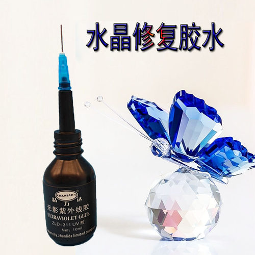 粘水晶胶水修复玻璃专用透明粘胶