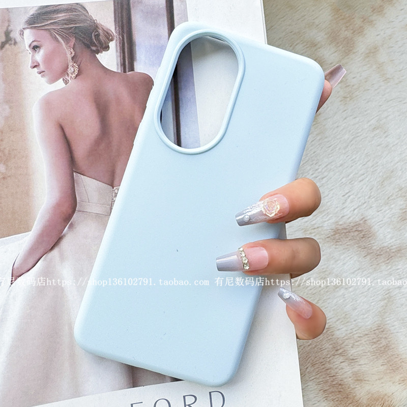 YOONIA适用分期华为P50手机壳P50PRO液态硅胶P50E保护套P40全包P6