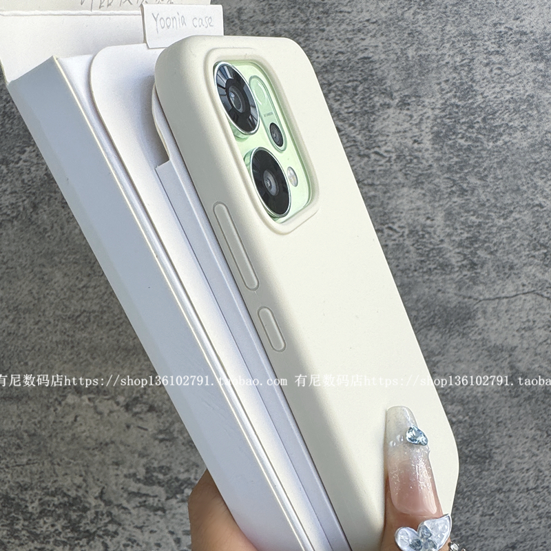 YOONIA适用reno14手机壳reno14pro液态硅胶reno13保护套reno12复古reno11新reno10情侣款+经典reno9潮reno8/7
