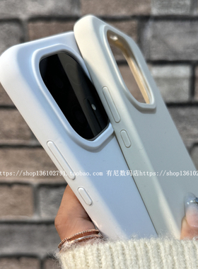 适用IQOO15手机壳液态硅胶爱酷vivo全包保护套奶蓝色不褪色小众个性男女