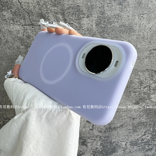 YOONIA适用华为nova14磁吸果冻nova14pro液态硅胶nova14ultra手机壳软糯加绒不包镜头马卡龙