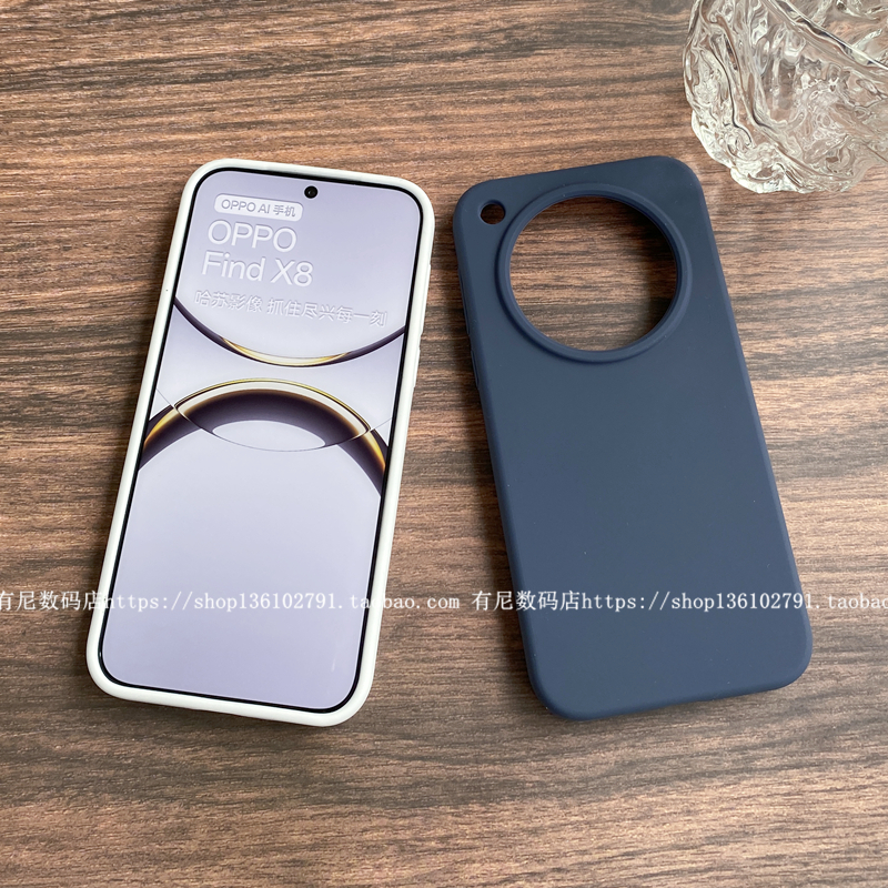 YOONIA适用OPPO手机壳findx8液态硅胶findx8pro保护套全包findx7新findx7ultra简约findx6时尚findx5男女K12