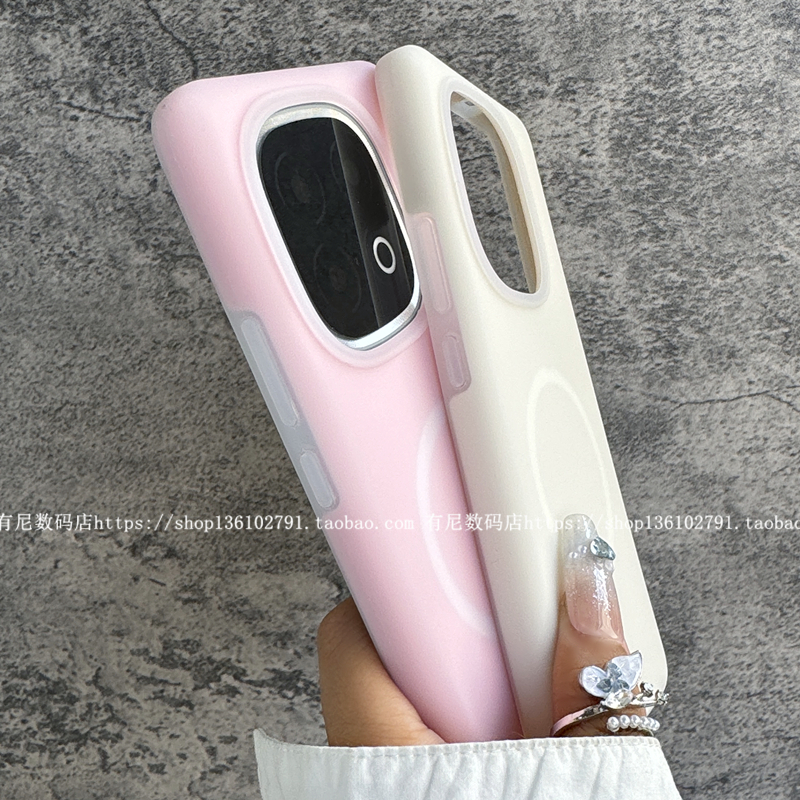 YOONIA适用IQOO12磁吸果冻液态硅胶手机壳全包保护套高颜值仙气森女系男女款