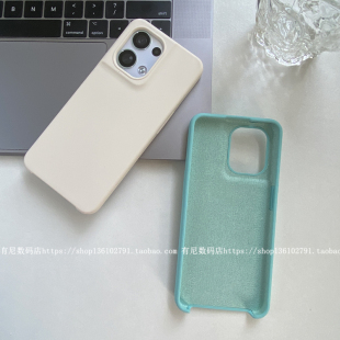 YOONIA适用OPPO手机壳reno8液态硅胶pro保护套 半包硬壳加绒橡胶