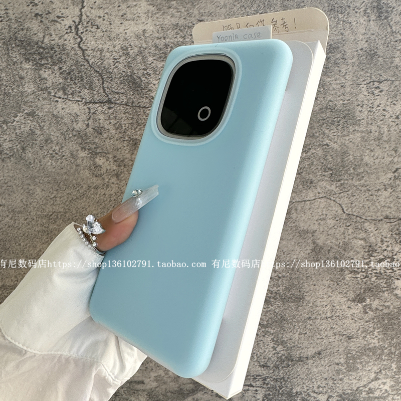 YOONIA适用IQOO13手机壳IQOO11S液态硅胶z9turbo果冻neo7全包neo9保护套z8简约z9turbo爱酷IQOO12半透明pro