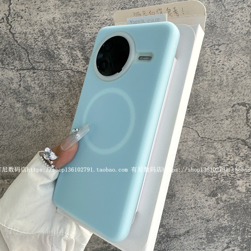 YOONIA适用红米K80磁吸果冻k80pro液态硅胶k70手机壳k70pro软糯保护套k70ultra耐脏半透明全包软糯Q弹不发黄