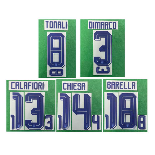 2026意大利印字18号巴雷拉基耶萨卡拉菲奥里托纳利热转印印字