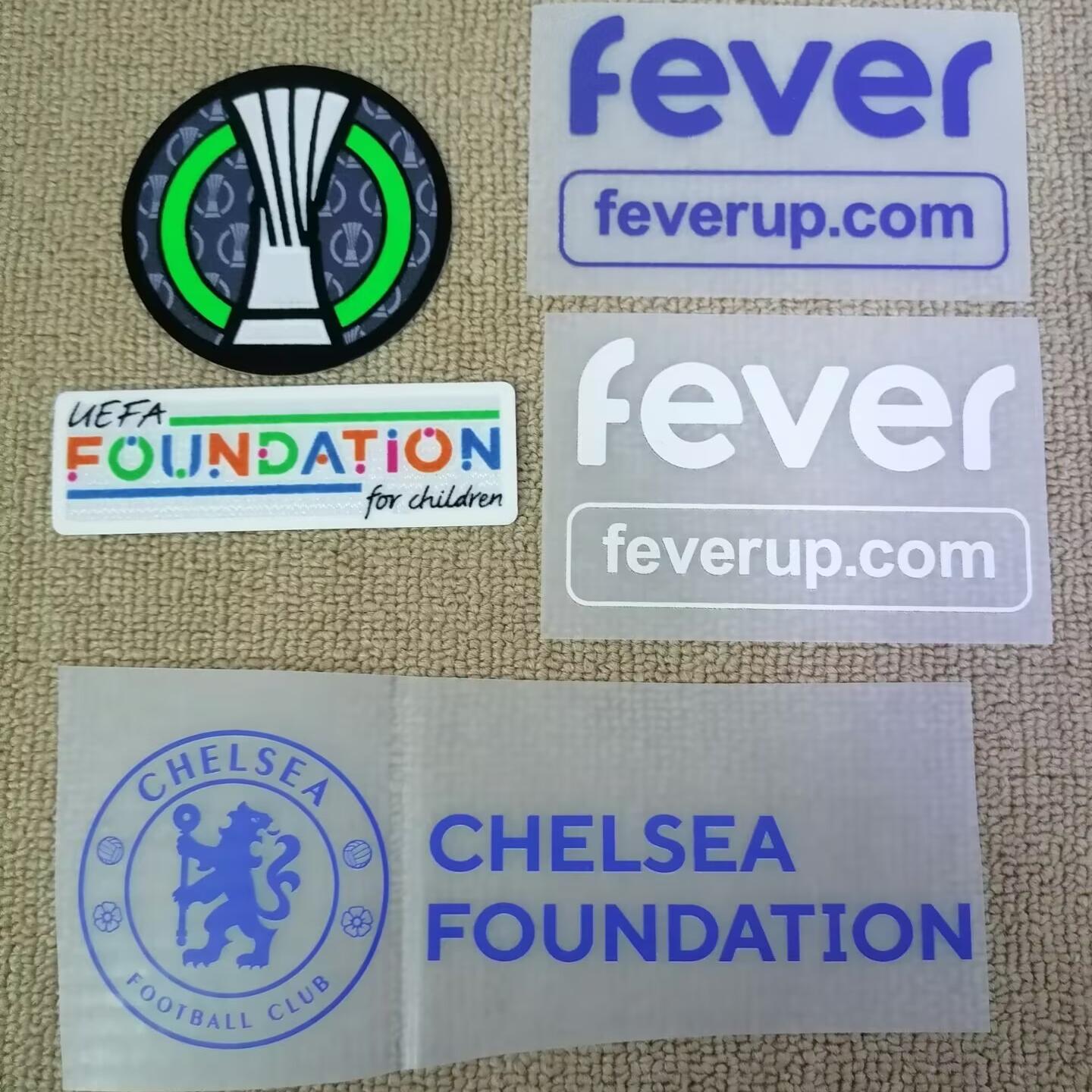 24-25切尔西欧联臂章切尔西欧冠赞助热转印印字印号