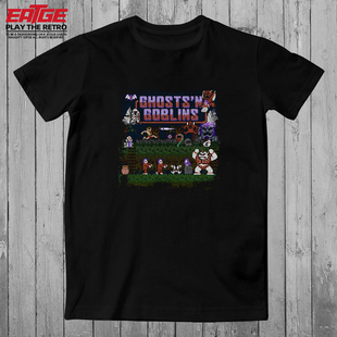 魔界村T恤FC红白机游戏NES怀旧Ghosts'n Goblins潮牌电竞大码体恤