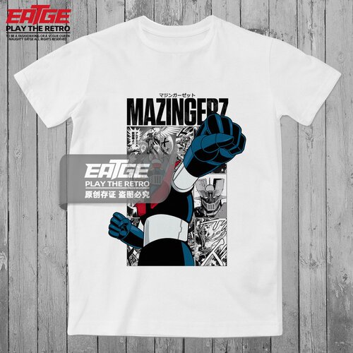 铁甲万能侠T恤魔神Mazinger Z无敌铁金刚动漫TEE原创潮牌纯棉体恤