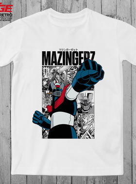 铁甲万能侠T恤魔神Mazinger Z无敌铁金刚动漫TEE原创潮牌纯棉体恤