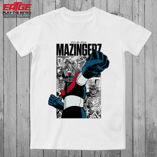 铁甲万能侠T恤魔神Mazinger Z无敌铁金刚动漫TEE原创潮牌纯棉体恤
