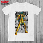 水瓶座黄金圣斗士T恤宝瓶座卡妙Camus怀旧动漫漫画原创纯棉体恤