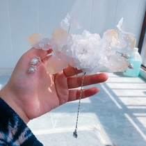 Tuanzi heat shrinkable piece hair crown original fresh water pearl Hanfu accessories hair crown hairpin ancient style hair ornament step hairpin