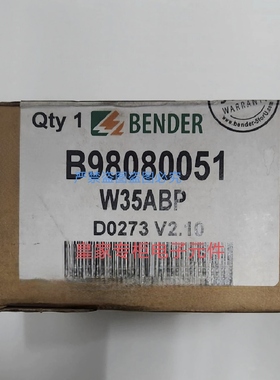 本德尔绝缘检测仪B91023013 IR125Y-2 W465-A26-1 b98080051询价