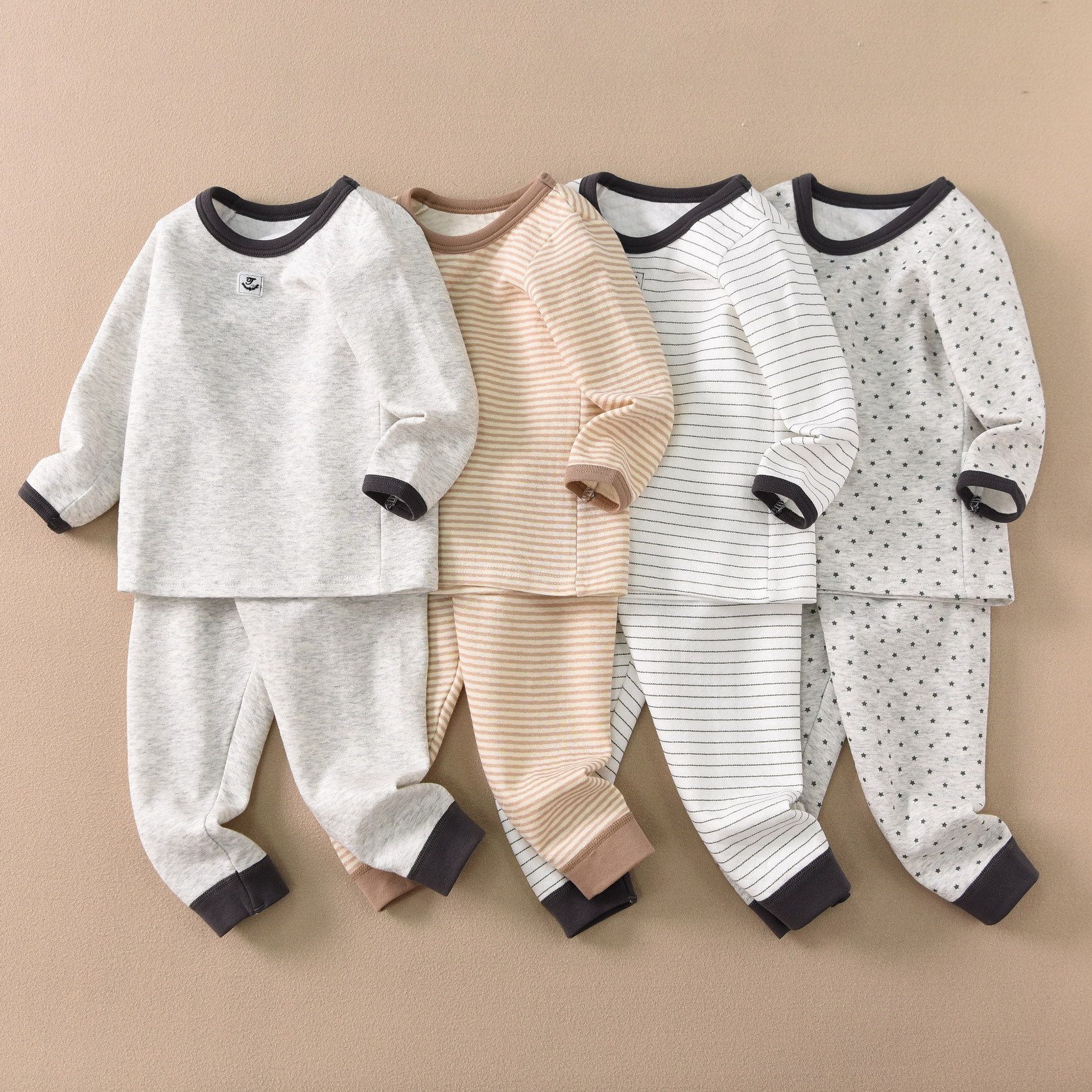 中大童保暖秋衣秋裤内衣家居服长袖男童冬款打底空气层纯棉套装,童装/婴儿装/亲子装,家居服套装,淘宝优惠券,粉丝福利购,淘宝优惠卷