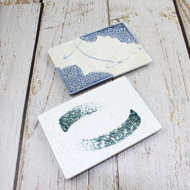 日式创意陶瓷餐具长方小份鸟怀石