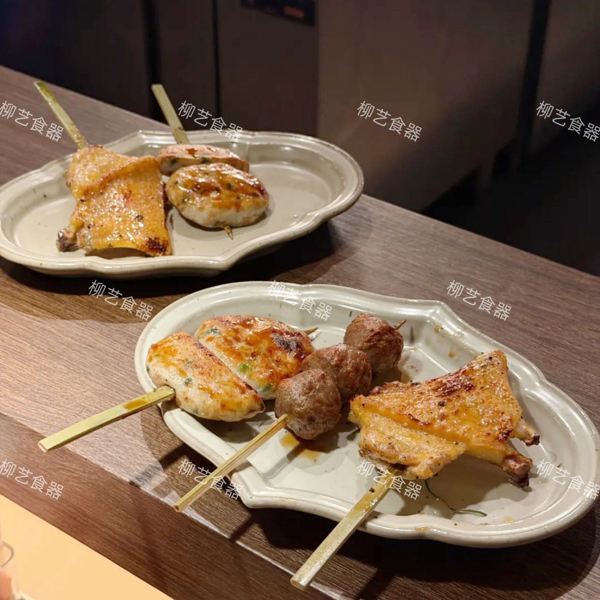 日本料理陶瓷餐具复古粗陶寿司刺身烧鸟烤肉云南贵川创意盘多用碟