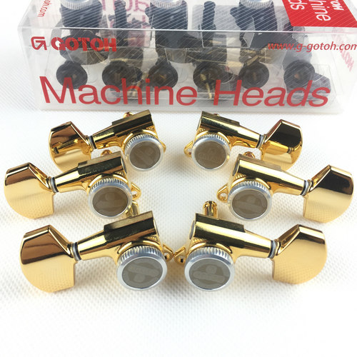 日产GOTOH 双边 电吉他 木吉他自锁琴头钮弦钮 SG381-01MGT 金色