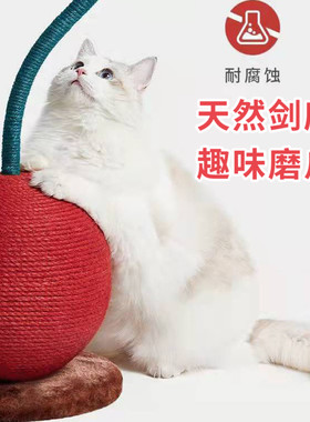 樱桃橙子耐磨不掉屑剑麻猫抓柱