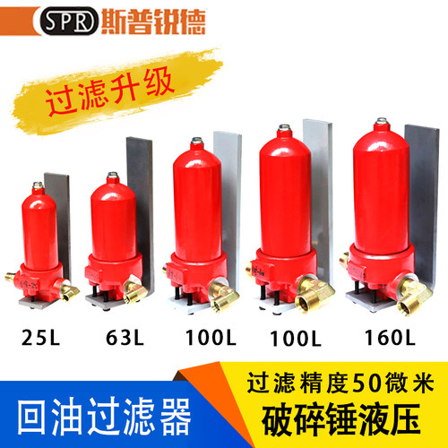 破碎锤回油管路液压过滤器效果好
