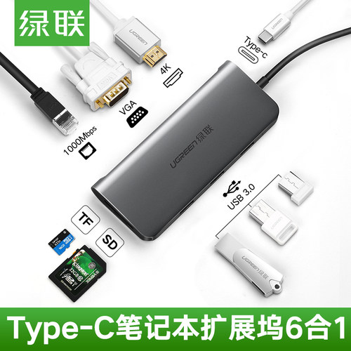 绿联扩展坞type-C9合110合1