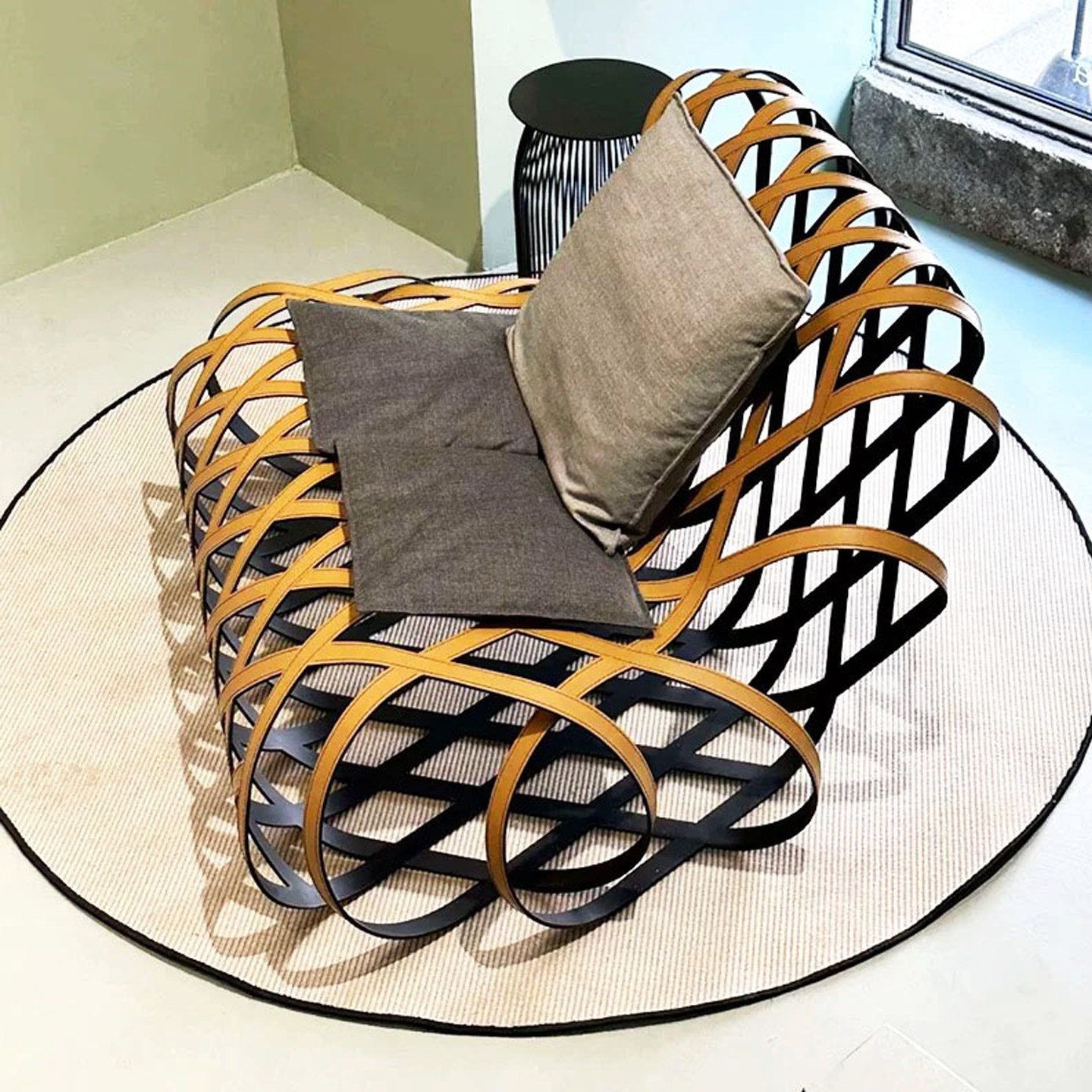 意式轻奢休闲椅现代创意设计师款躺椅户外阳台镂空不锈钢沙发椅,住宅家具,沙发椅,淘宝优惠券,粉丝福利购,淘宝优惠卷