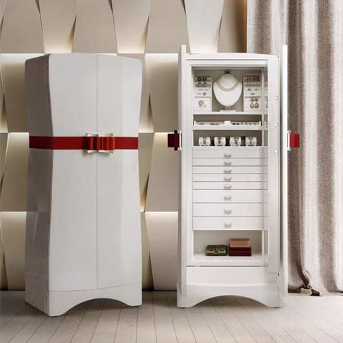 意式ZYCY轻奢实木首饰柜珠宝柜