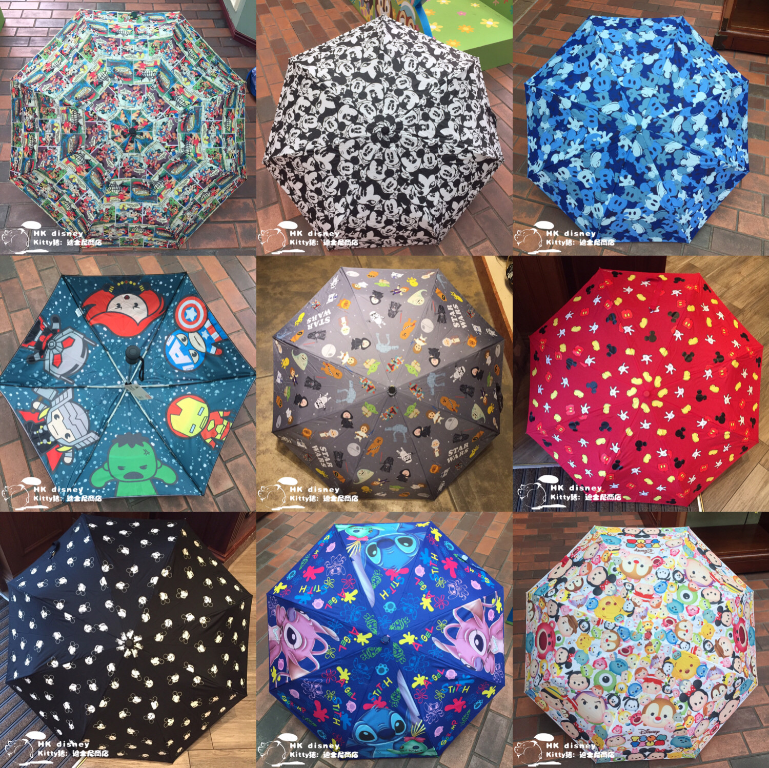 香港迪士尼 TSUM米奇史迪仔星球大战复仇者 卡通太阳伞遮阳伞雨伞|ruв категории начало ежедневно, зонтик/дождь/дождь/водостойкость, зонтик - от Buy2taobao.com для оказания профессиональной услуги покупки агента Taobao