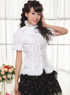 日系森女系 新款女装 白衬衫 洛丽塔 甜美公主衬衣 81166