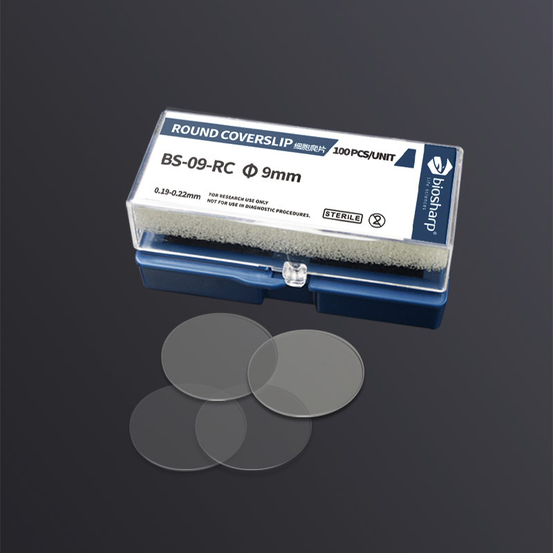 Biosharp/白鲨  BS-09-RC 细胞爬片,直径9mm,用于48孔板 100片/盒