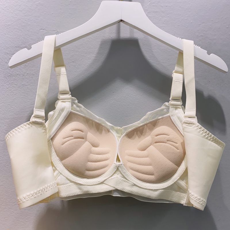 少女小胸亲肤棉小手托胸A罩加厚