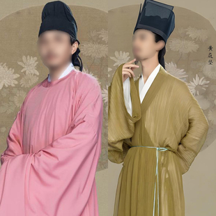 影视古装男装常服演出服汉服长衫男诗人文人李白杜甫宋朝唐朝大臣