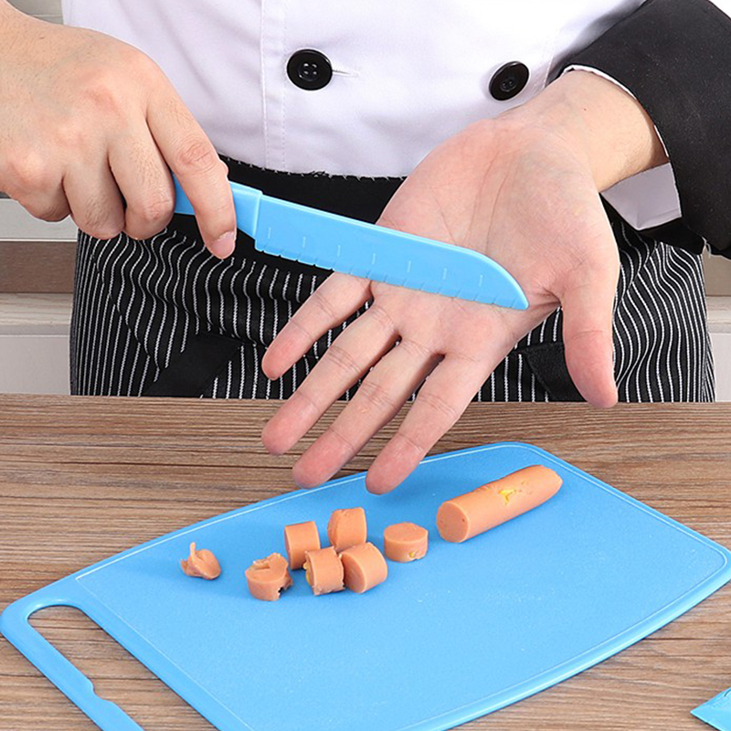 幼儿园安全不伤手早教宝宝塑料刀