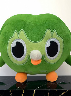 多邻国鸟玩偶毛绒玩具周边抱枕送给学生节日礼物现货儿童男女孩子